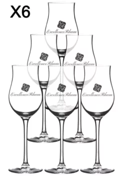 Boite 6 Verres De Dégustation Rhum Vieux