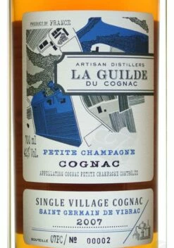 La Guilde - Petite Champagne St-Germain De Vibrac 2007 -Kerry Wines Magasin cognac la guilde petite champagne st germain de vibrac 2007 1