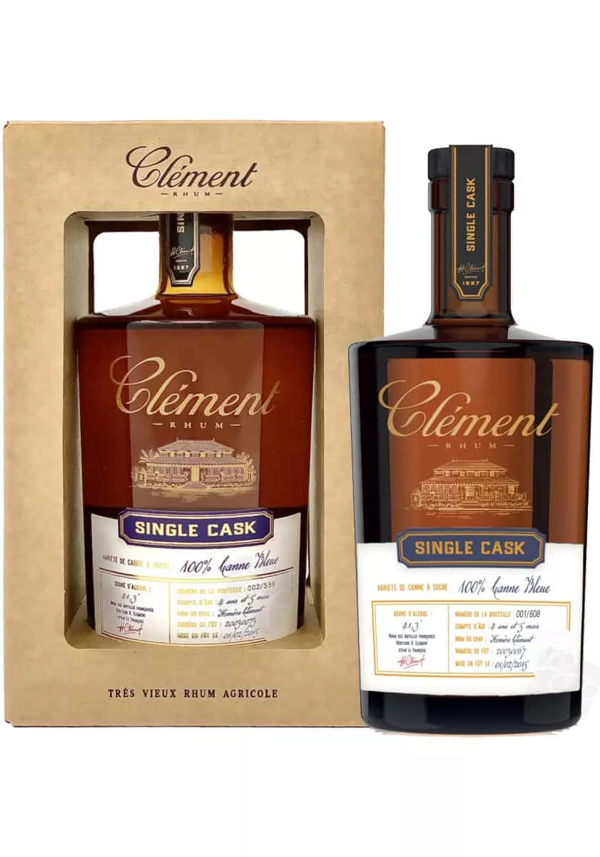 Clément - Single Cask 100% Canne Bleue 3 Clément - Single Cask 100% Canne Bleue