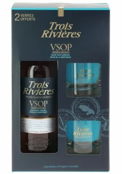 Coffret Trois Rivières - VSOP 2 Verres De Dégustation