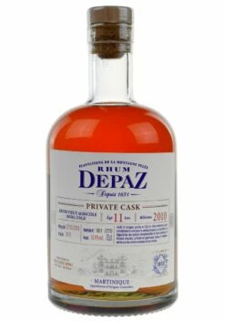 Depaz - Private Cask Millésime 2010 11 Ans Edition Bar 1802