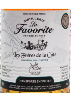 La Favorite - Les Frères De La Côte - Navigation 2022 Cuvée N°2 Finish Fût Pineau Des Charentes
