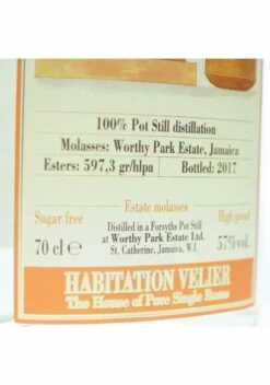 Habitation Velier - Forsyths White White Rum Pot Stil (2nd Release) 8 Habitation Velier - Forsyths White White Rum Pot Stil (2nd Release) -Kerry Wines Magasin rhum habitation velier forsyths white white rum pot stil 2nd release 2