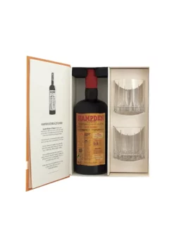 Hampden Estate - Coffret Velier Hampden HLCF Classic 2 Verres Riedel