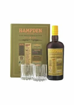 Hampden Estate - Coffret Velier Hampden Trelawny 8 Ans 2 Verres Riedel