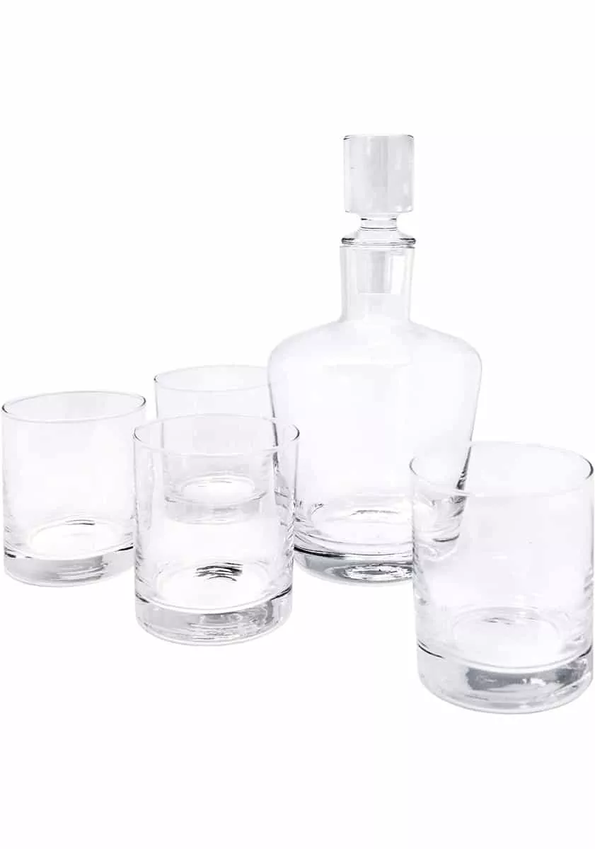 Service à Spiritueux, Carafe Et Ses 4 Verres 3 Service à Spiritueux, Carafe Et Ses 4 Verres