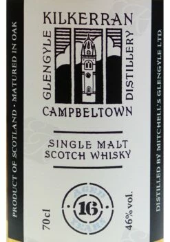 Kilkerran - 16 Ans -Kerry Wines Magasin whisky kilkerran 16 ans 1